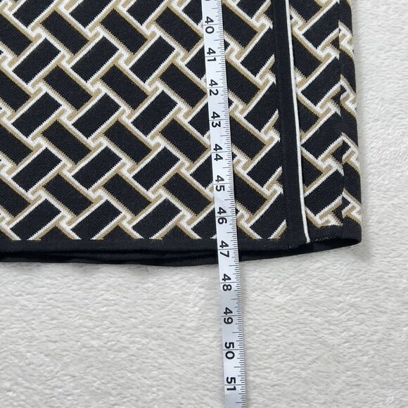 Diane Von Furstenberg For Target Knit Collared Wrap Dress Sz S Black Sleeveless - Picture 14 of 14